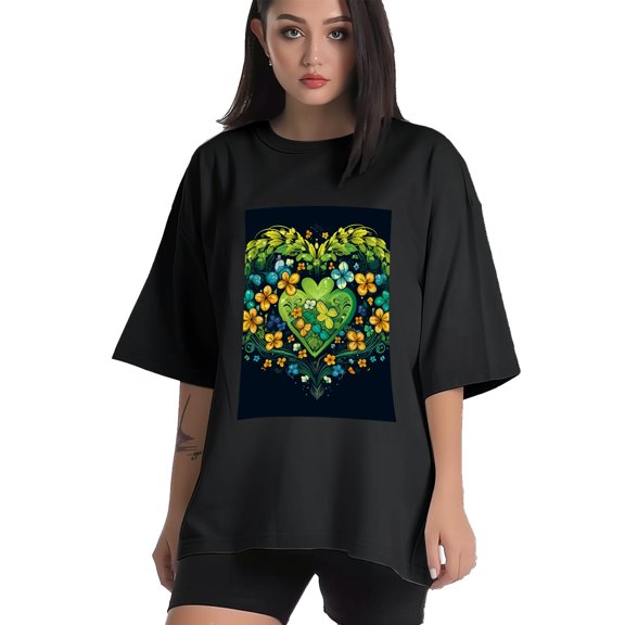 Plus Size Shirt for Women Black Tops for Women Short Sleeves Shirt for Women ST Patrick T Shirt Crewneck Shirt for Women XS