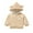 Khaki, variant on LYMAYTER Boys Girls Cotton Jackets Infant Baby Warm Cardigan Clothing Winter Thickened Cozy Jackets for 6 Months-4 Years