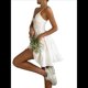 thumbnail image 3 of Vestidos de Verano para Mujer 2025: Minivestido de Encaje Sin Mangas, con Escote en V y Tirantes Finos y Espalda Descubierta Crema S, 3 of 10