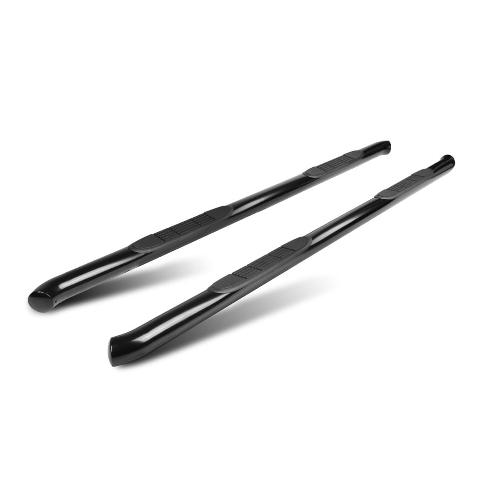 For 01-08 Honda Pilot/Acura MDX Pair Mild Steel 3 inches Nerf Bar Side Step Board Black Left+Right 