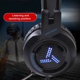 thumbnail image 3 of Auriculares para juegos V2000 Auriculares supraaurales Auriculares con cable con ruido de micrófono, 3 of 4