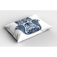 thumbnail image 2 of Ambesonne Hamsa Pillow Sham 2 Pack, , 26"x20", Pale Blue Pale Blue, 2 of 3
