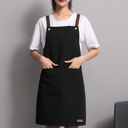 Tablier de chef en toile de coton avec bretelles réglables et grandes  poches, M à XXL (gris) : : Cuisine et Maison