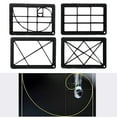 thumbnail image 4 of BELOVING 4Pcs View Find View Catcher with Chain Sturdy Proportion Ruler Compact Composition Viewfinder for Sketching Viewer Painting pp, 4 of 10