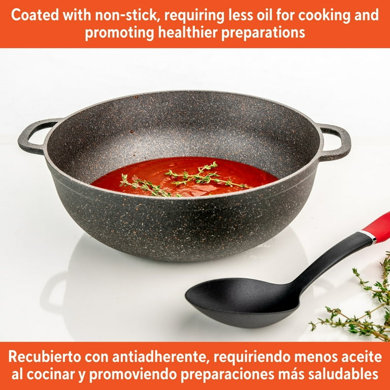 IMUSA 3.5qt Fuzion Cast Aluminum Bronze Speckled Nonstick IMUSA 3.5qt Fuzion Cast Aluminum Bronze Speckled Nonstick