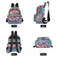 thumbnail image 2 of JIALIOU Mini Backpack Purse for Women Quilted Casual Daypack Small Travel Shoulder Bag, Skeleton Relaxing on Swimming Ring, 2 of 7