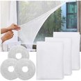 thumbnail image 1 of Mosquito net suitable for windows, 3-pack self-adhesive DIY, 1 of 5