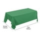 thumbnail image 3 of Cubierta de Mantel Rectangular de Plástico | Mantel de mesa grande desechable | Mantel de fiesta resistente con un paño | Elegante Color Liso | 183x137cm 72x54in | Decoración de eventos, 3 of 7