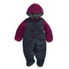 First Impressions Infant Boys 2-Tone Blue & Red Snowsuit Baby Pram Snow Suit