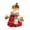 RD1*1PC, 7.5*6.7 inch, variant on Plush Christmas Character Figurine, Moose Fabric Gift Bag Ornament, Festive Stuffed Holiday Doll, Seasonal Embroidered Fabric Trinket, Soft Seasonal Embellishment for Christmas Party