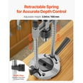 thumbnail image 5 of KFFKFF Portable Drill Guide, Multi-Angle Precision Drilling Jig Attachment, Aluminum Alloy, Large Handle, Mounting Holes, 5 of 9