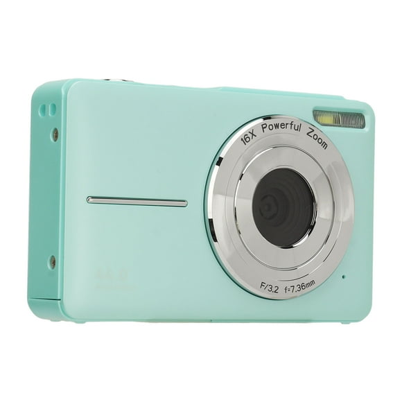 Cámara Digital De 44MP, Cámara Digital De Bolsillo Con Zoom ÓCTICO FHD 1080P 16X, Enfoce Autico, CámaRa De Vlogging Lcd Con Pantalla De 2,5