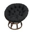 thumbnail image 4 of 19.6 Inch Water Resistant Papasan Cushion, 1 Pc Rocker Chair Pads, Hammock Seating Cushion for Hanging Egg Chair Folding Garden Sofa Patio Garden Swing Chair, Dark Gray, 4 of 9