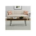 thumbnail image 6 of Ameriwood™ Home Owen Retro Coffee Table, Rectangular, Walnut/Black, 6 of 8