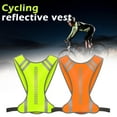 thumbnail image 3 of Unisex Warning Night Running Cycling Safety High Visibility Reflective Vest Jacket, 3 of 6