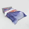 thumbnail image 3 of Ambesonne Winter Bedding Set 3 Pcs, Frozen River Sunrise, Twin XL, Multicolor, 3 of 3