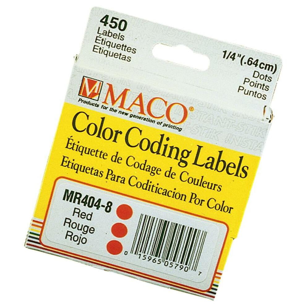 Maco Color Coding Label