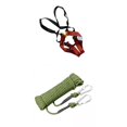 thumbnail image 1 of s Climbing Rope Fire Escape with 2 Carabiners Green DYNWAVEMX Cuerda de escalada en roca, 1 of 9