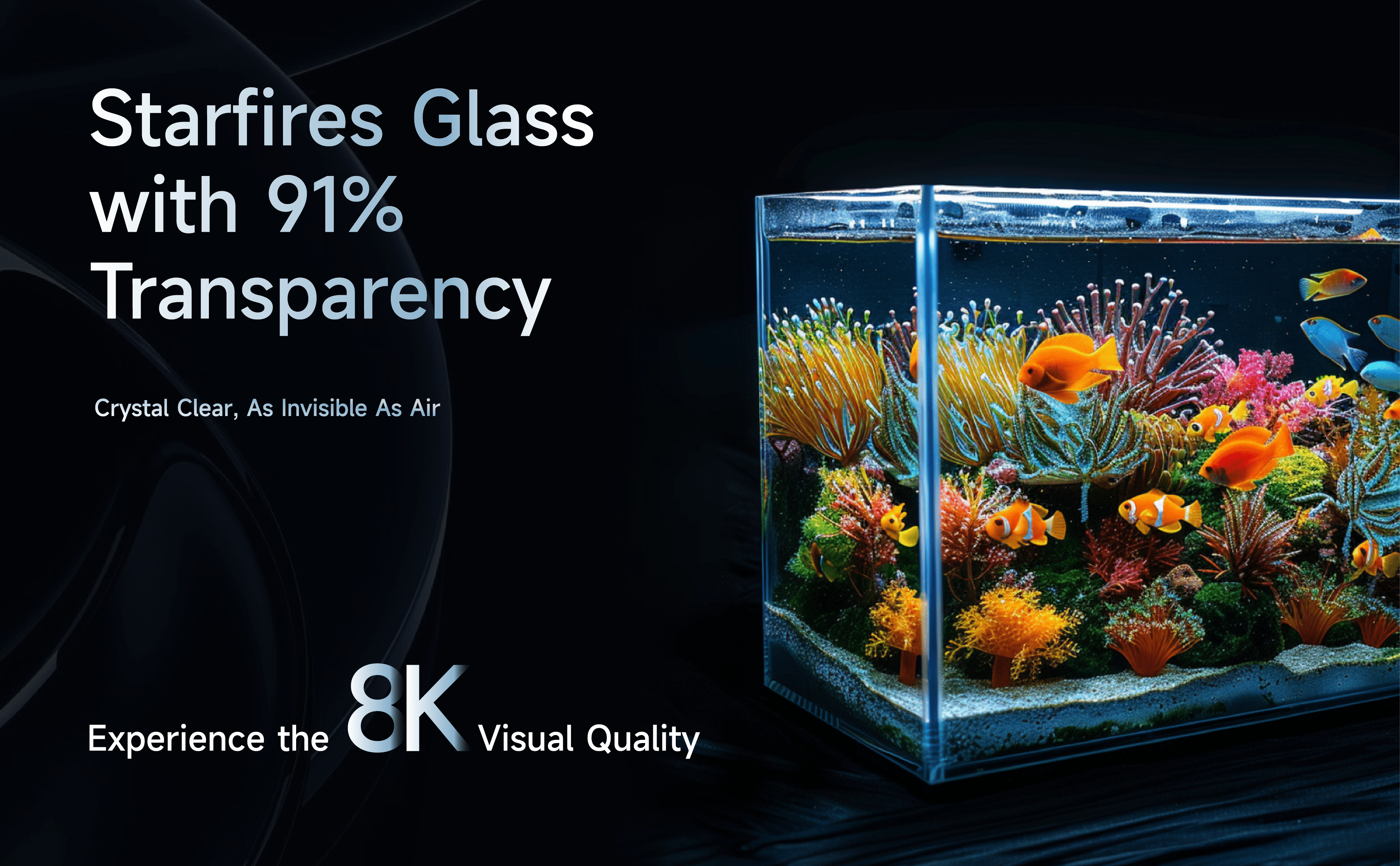 SC Aquariums 34G Starfire Aquarium w/Center Overflow 24x18x18 H 10mm Starfire/Low Iron Glass, Return Pump Included, Ready to get Wet
