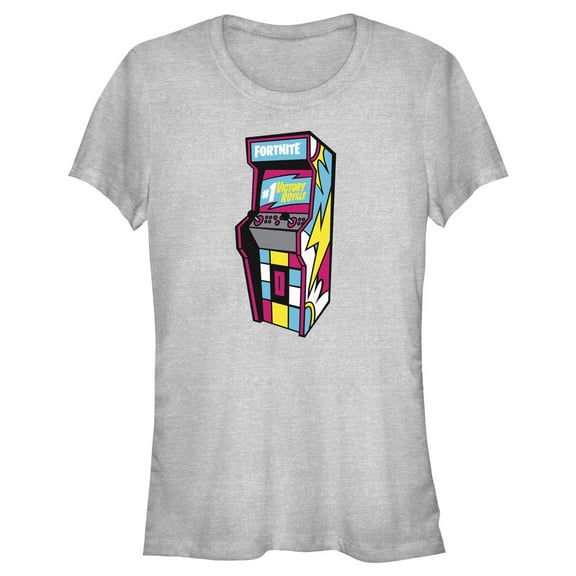 Junior's Fortnite Retro #1 Victory Royale Arcade Graphic Tee Athletic Heather X Large