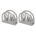 thumbnail image 3 of Porte-serviettes Debout en Métal, Porte-Serviettes Polyvalent en Acier Inoxydable pour Cargo de Restaurant, 3 of 8