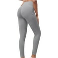 thumbnail image 6 of Women's Yoga Pants With Pockets Women's Workout High Waisted Leggings Women Workout Out Pocket Leggings Fitness Sports Running Yoga Athletic Pants Gift for Her S-2XL, 6 of 9