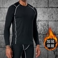 thumbnail image 1 of Styesk Chemises pour Hommes Manches Longues Col Rond Haute Résilience, 1 of 3