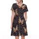 thumbnail image 1 of Easygdp Butterfly1 para Vestido Transpirable de Mujer, Vestido Suelto de Manga Corta con Pliegues y Bolsillos para el Verano, 1 of 6