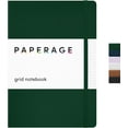 thumbnail image 1 of Baomifa Carnet de Notes Papier Graphique, (Vert Foncé), 160 Pages, Moyen 5.6 Po x 8 Po - 100 GSM Papier Épais – Carnet à Couverture Rigide pour Travail Ou École, 1 of 4