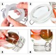 thumbnail image 4 of 12 piezas de anillos de sellado de goma para frascos de vidrio, junta de repuesto de silicona hermética para frascos, anillos de sellado de junta de silicona a prueba de fugas para frascos de vidrio,, 4 of 7