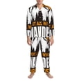 thumbnail image 4 of Bingfone Men'S Pajama Set 2 Piece Loungewear Pjs, Long Sleeve With Pajama Pants-Not All Who Wander Are Lost4, 4 of 9
