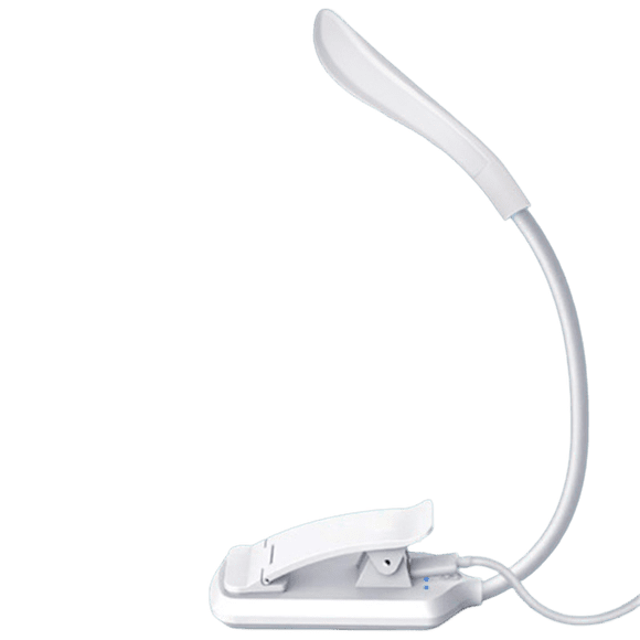 INF Läslampa, LED-boklampa med 3 ljuslägen, laddningsbar