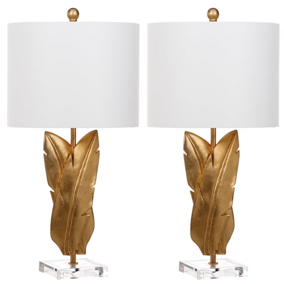 Safavieh Aerin 25.5 in. H Wings Table Lamp, Gold, Set of 2