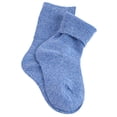 thumbnail image 4 of Lian LifeStyle Fantastic, Super Comfortable Children's 6 Pairs Pack Wool Blend Crew Socks Soft, Adorable & Durable Plain Size 4Y-6Y Blue, 4 of 4