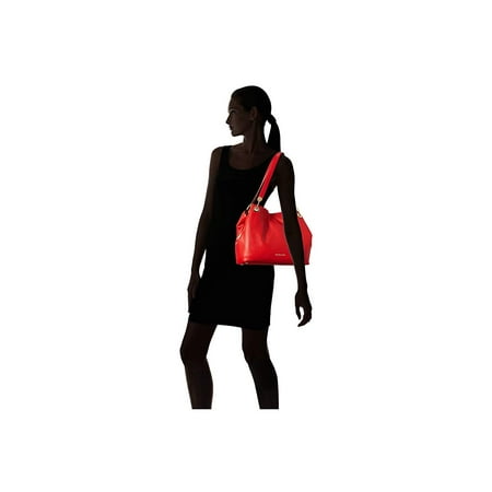 Michael Kors Raven Ladies Large Bright Red Leather Shoulder Bag 30H6GRXE3L683