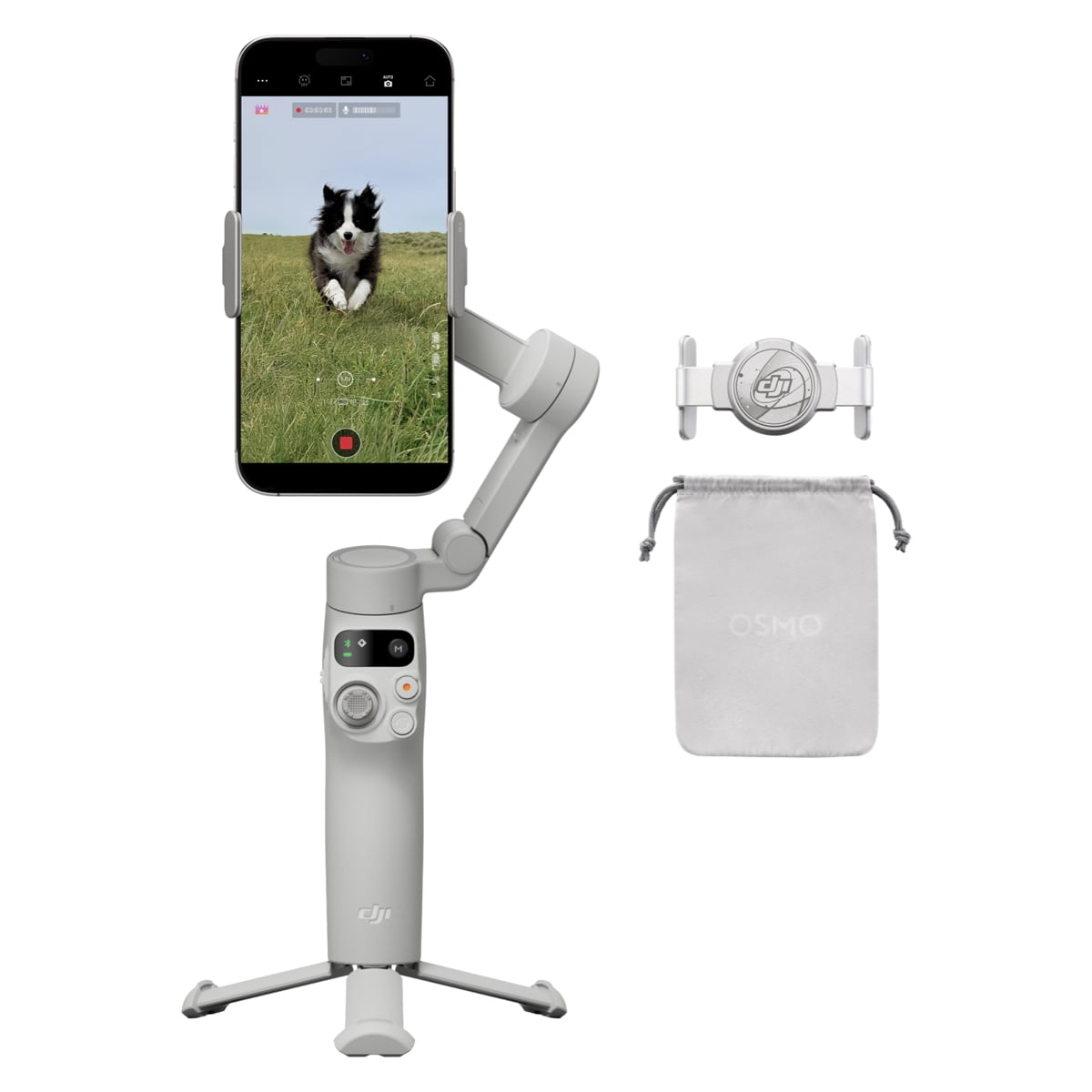 DJI Osmo Mobile 7 Gimbal Stabilizer for iPhone, Android, Built-in