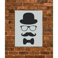 thumbnail image 2 of Man Disguise Stencil, 2 of 2