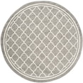 thumbnail image 1 of Safavieh Amherst Tapis Intérieur Extérieur Gris Foncé - Rond 5 Pieds, 1 of 5