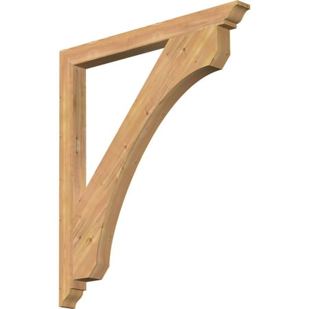 

Ekena Millwork 3 1/2 W x 42 D x 48 H Legacy Traditional Smooth Bracket Western Red Cedar