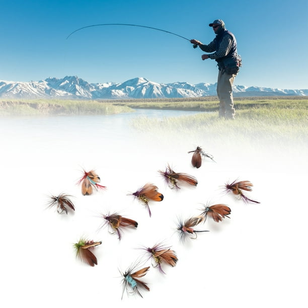 Fly Lure With Hook, Exquisite Workmanship Light Weight Strong Practicality Fly  Fishing Lure High Hardness For Fishing 