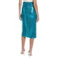 thumbnail image 2 of Michael Kors womens  Collection Sequin Pareo Skirt, 6, Blue, 2 of 3