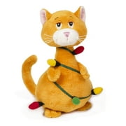 Christmas Cat Plush Toy: Christmas Lights - By Ganz