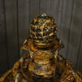thumbnail image 5 of Sunnydaze Ornate Elegance Traditional Rustic Polyresin Solar Fountain with Battery, 5 of 7