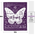 thumbnail image 6 of Christmas Birthday Gifts for Mom, New Mom Christmas Birthday Gifts for Christmas from Daughters, Gifts Presents for New Mom from Daughter Son, Mom Christmas Fuzzy Soft Fluffy Throw Blanket for Couch, 6 of 6