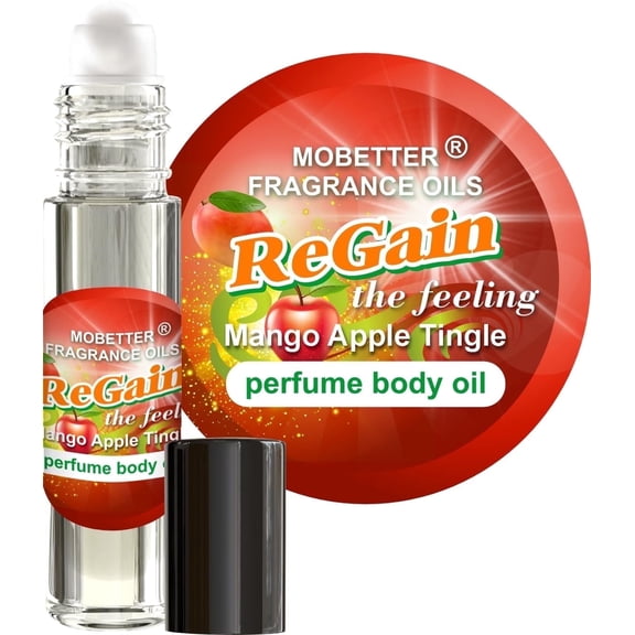 MOBETTER FRAGRANCE OILS ReGain The Feeling Mango Apple Tingle Perfume Body Oil