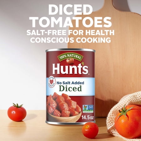 UPC 027000380499 product image for Hunt s No Salt Added Diced Tomatoes  14.5 oz Can | upcitemdb.com