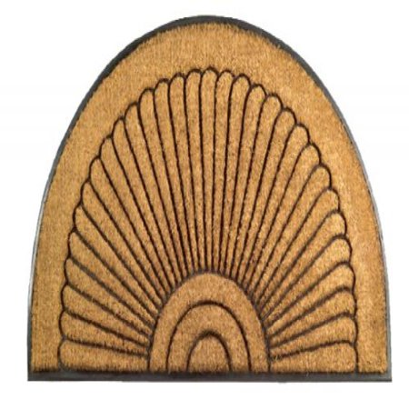 Imports Decor 705 RBCM Half Round Sunrise Door Welcome Mat