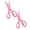 Pink, variant on 1 Pc Safe Plastic Training Scissors Blunt Tip Scissor Anti-Pinch Design Scissors Left Handed & Right Handed Training Scissors for Art Craft Scrapbooking Supplies, 5.35"x2.44", Blue