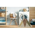 thumbnail image 2 of Ahgly Company Machine Washable Indoor Rectangle Transitional Light Brown Area Rugs, 6' x 9', 2 of 7