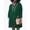 Green, variant on Half Sleeve Patchwork Women Loose V-Neck Mini Dress